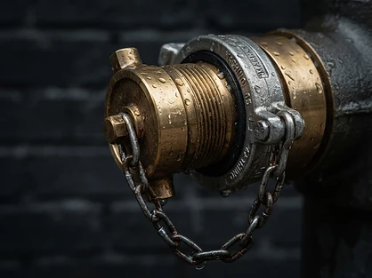 Close up valve kuningan hydrant pillar